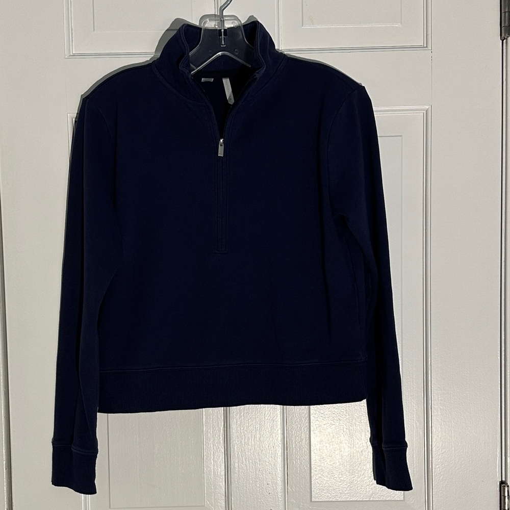 Travis Mathew 1/2 Zip Cloud Fleece Navy size XS EUC